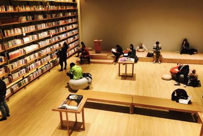 Library PVC lock flooring